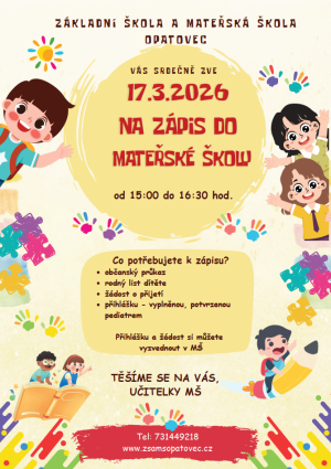 zápis do mateřské školy